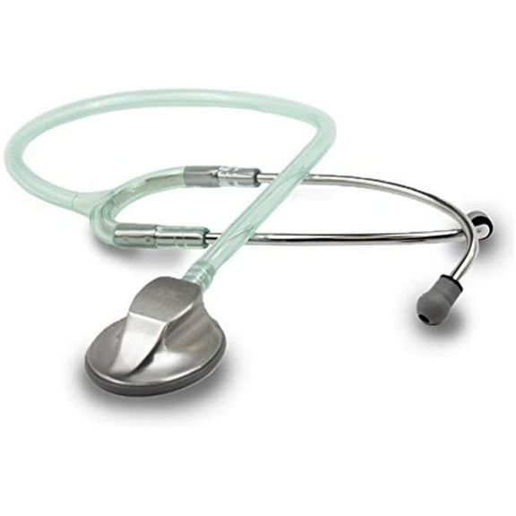 ADC Adscope 615 Platinum Sculpted Clinician Stethoscope with Tunable AFD Technology,, Sea Glass