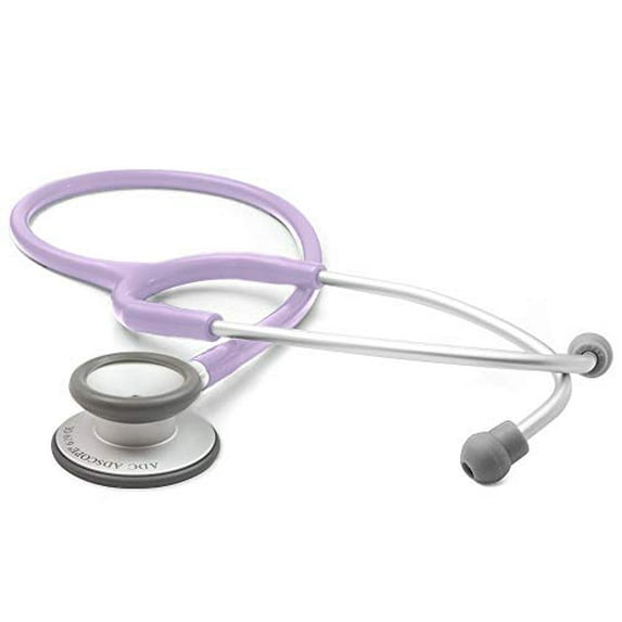 ADC Adscope Lite 619 Ultra Lightweight Clinician Stethoscope with Tunable AFD Technology, Lavendar