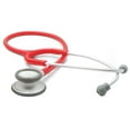 thumbnail image 1 of ADC Adscope Lite 619 Ultra Lightweight Clinician Stethoscope with Tunable AFD Technology, Red, 1 of 10