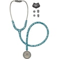 thumbnail image 1 of ADC Classic Stethoscope for Doctors, Nurses, and Students with pairs of spare Adsoft, Plus ear tips and AFD technology - AD603, Stainless Steel, Florentine, 1 of 1