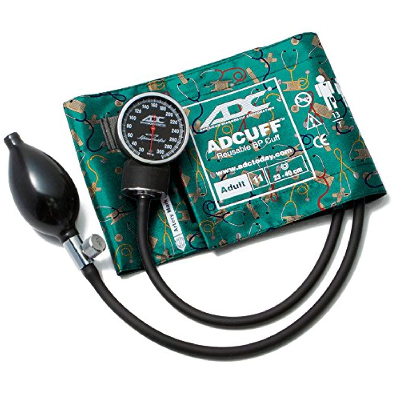 ADC DIAGNOSTIX 720 Pocket Aneroid Sphygmomanometer, Medical Theme