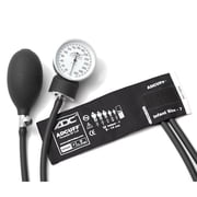 ADC Infant Cuff Arm Aneroid Sphygmomanometer Unit 2-Tubes Black 1 Each