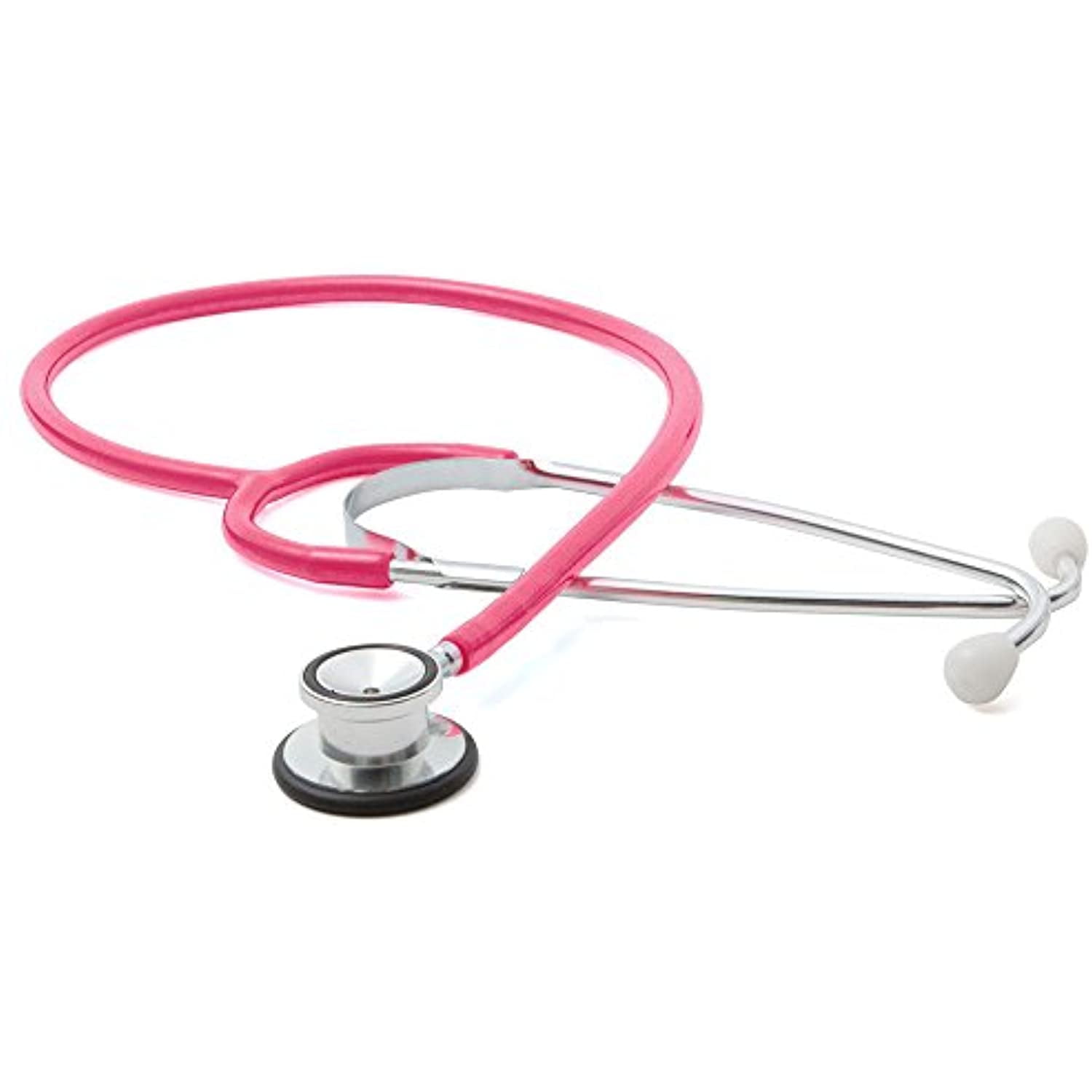 ADC Proscope 675 Pediatric Dual-Head General-Exam Stethoscope, 31.5" Length, Neon Pink