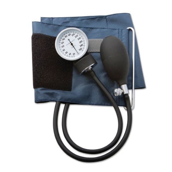 ADC Prosphyg 785 Pocket Aneroid Sphygmomanometer, with Self-Adjusting Adult Navy Blood Pressure Cuff and Carrying Case