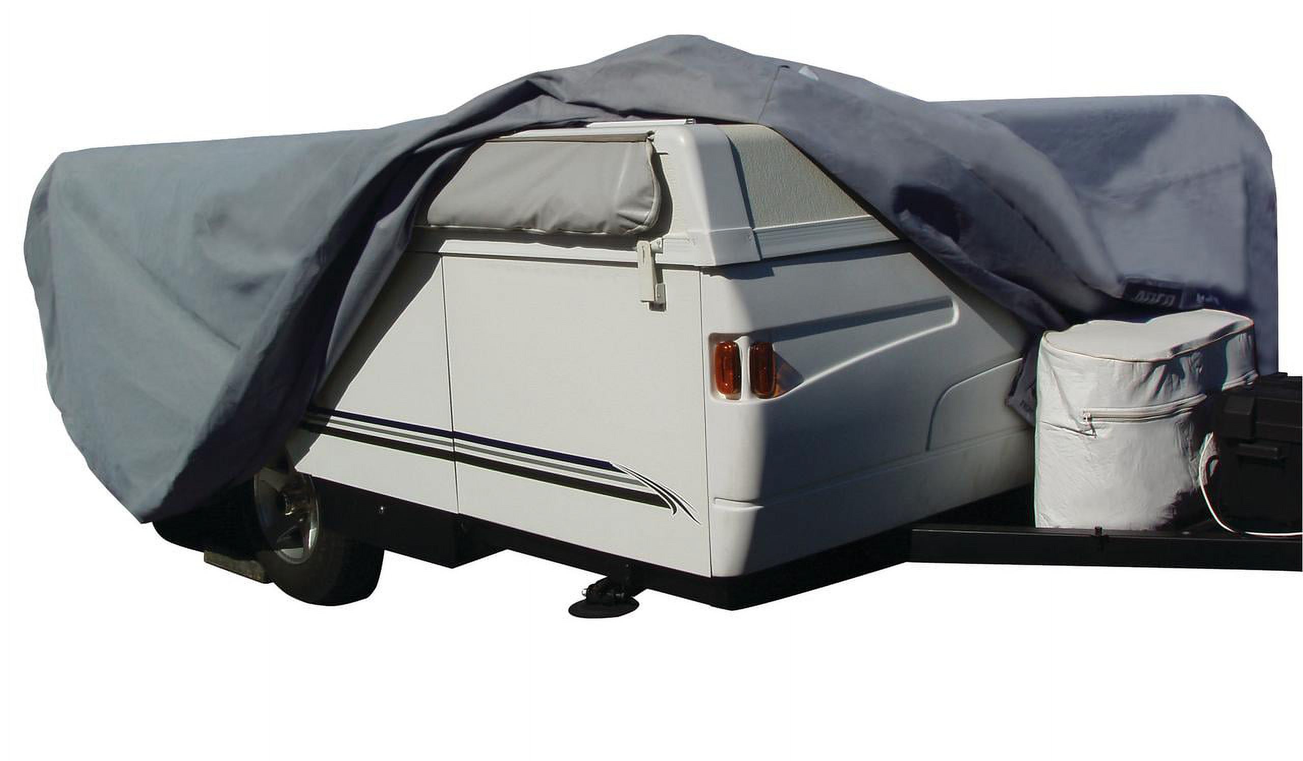 Copertura Per Roulotte ADCO 52245 Serie Designer SFS AquaShed | Adatta Per Lunghezze 8,7m - 9,6m, Grigio