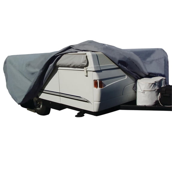 ADCO 12252 SFS Aqua Shed Cover for Hi-Lo RV Trailer, Fits up to 22'6" Trailers, Gray