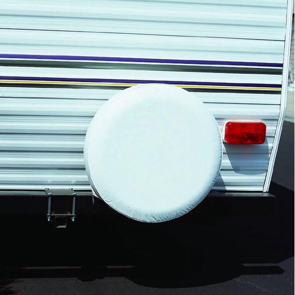 ADCO 1751 Polar White Vinyl Spare Tire Cover A (Fits 34" Diameter Wheel)