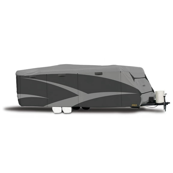 ADCO 52246 Designer Series SFS Aqua Shed Travel Trailer RV Cover - 31'7 Inch - 34', Gray
