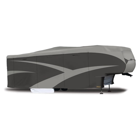 ADCO 52256 Designer Series SFS Aqua Shed 5th Wheel RV Cover - 34'1" - 37' ,Gray
