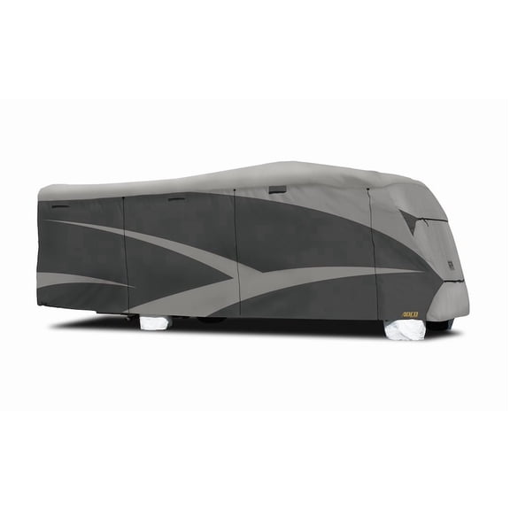 ADCO 52843 Designer Series SFS Aqua Shed Class C RV Cover - 23'1" - 26', Gray