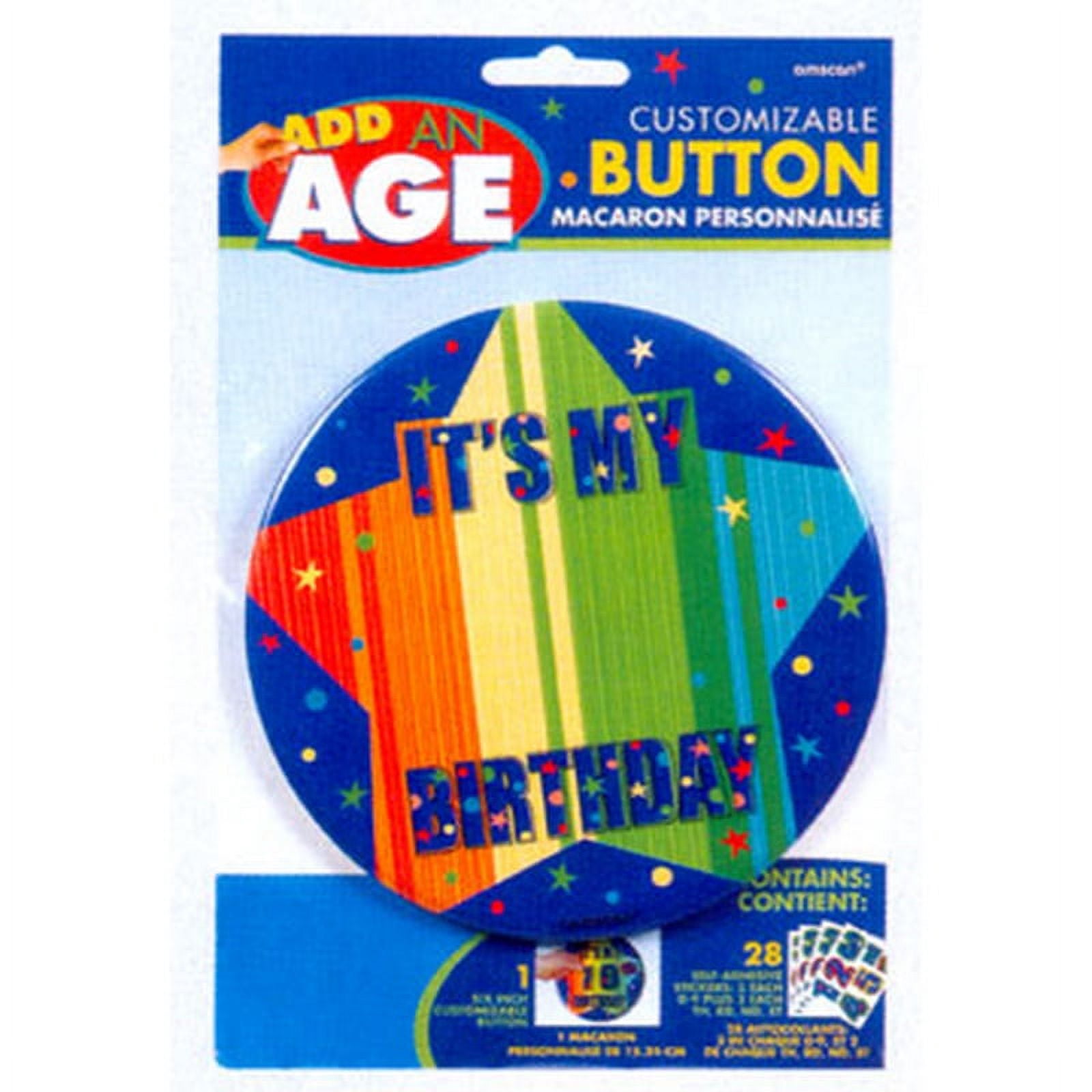 ADD AN AGE LARGE BUTTON - Walmart.com