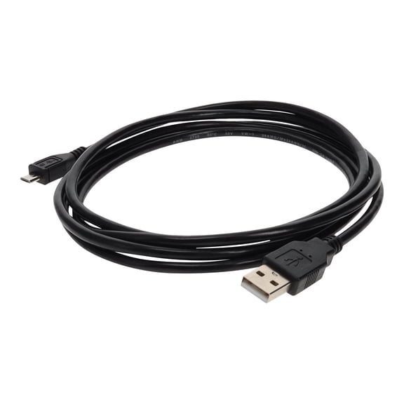 ADD-ON USB2MICROUSB3F 3 ft. USB 2.0 Male to Micro-USB Male Black Cable