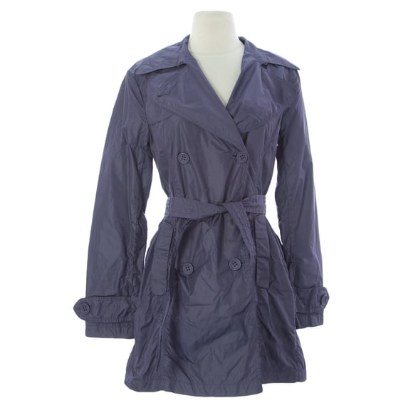 ADD Women's Belted Tunic Polyamide Jacket Sz 4 Gardenia