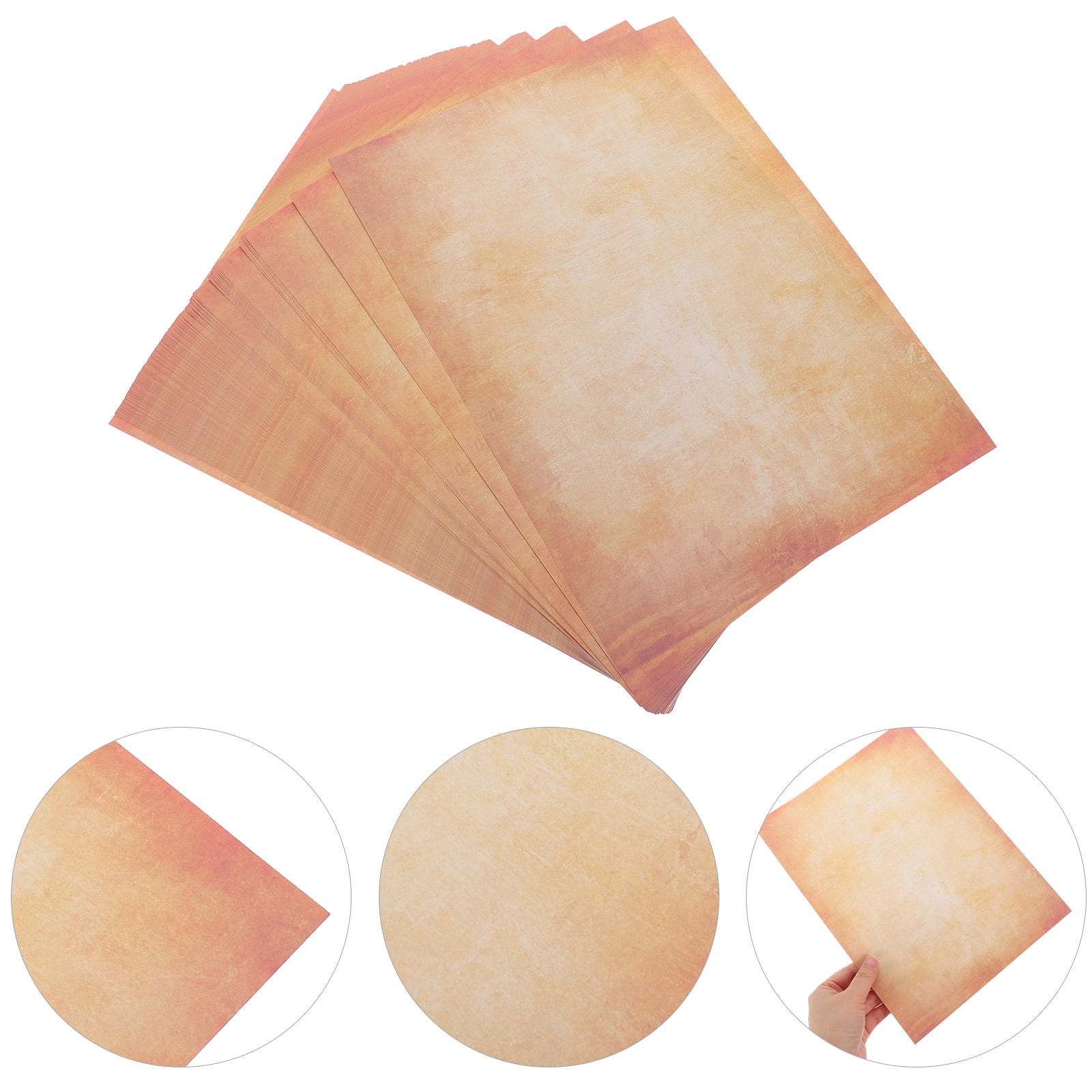ADDHAT Vintage Style Writing Paper Multi Use Decorative Letter Paper for Invitations