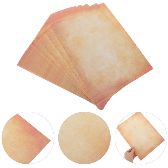 ADDHAT 100 Sheets Decorative Paper Multi Colored For Vintage Invitations And Letter Writing