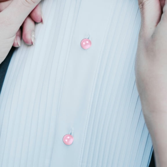 ADDHAT Versatile Pink Buttons for Clothes and DIY, Ample Supply, 100Pcs