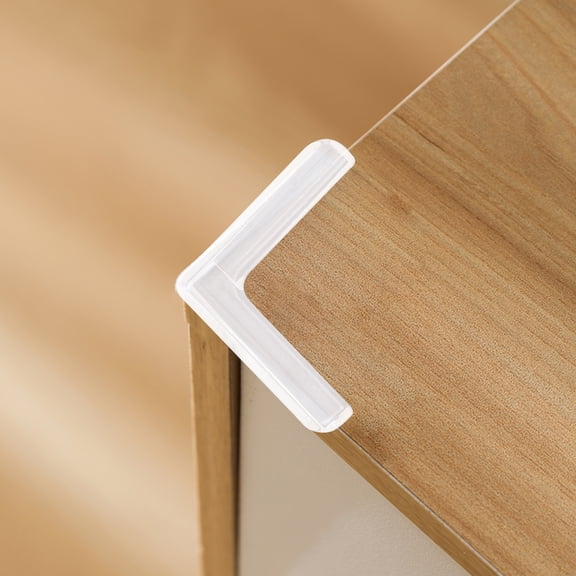 ADDHAT 10-Pack Clear Corner Guards for Tables and Furniture, Square Anti-Collision Design, Child Safety Bump Protectors