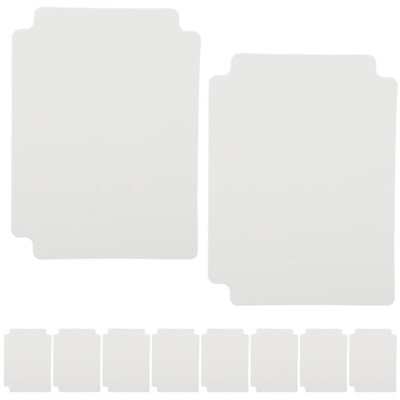ADDHAT 10pcs Trading Card Dividers Card Page Dividers Card Storage Box Separator Plastic Divider Cards For Games Sports