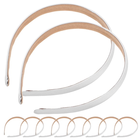 ADDHAT 15Pcs Wide Edge White Headband Girls Nonslip Diy Compatible Comfortable Fit Durable