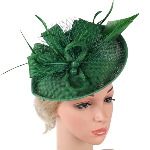 ADDHAT 1Pc Green Veil Headband Female Party Hair Accessory Durable Headdress