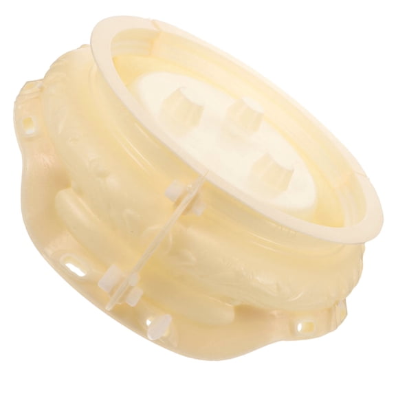 ADDHAT 1Pack Brown Plastic Flowerpot Casting Mold For Home Decoration And Gardening 15.0X15.0X4.3In