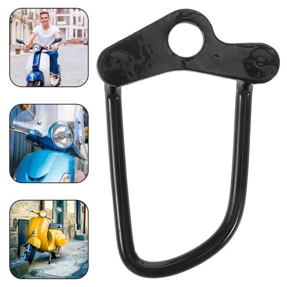 ADDHAT 1Pack Metal Rear Derailleur Guard for Bike Protection in Black 4.3in