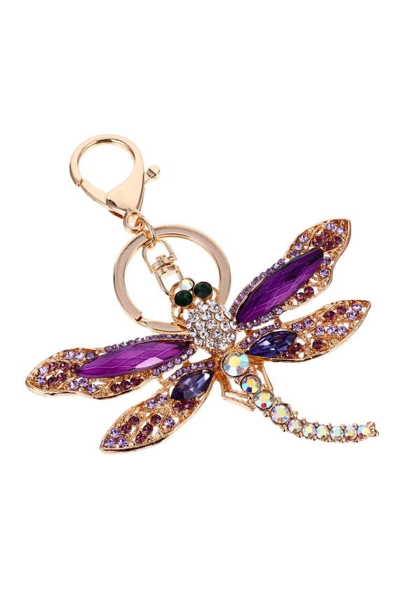 1 Piece Dragonfly Keychain Zinc Alloy Key Organizer Accessory for Everyday Use