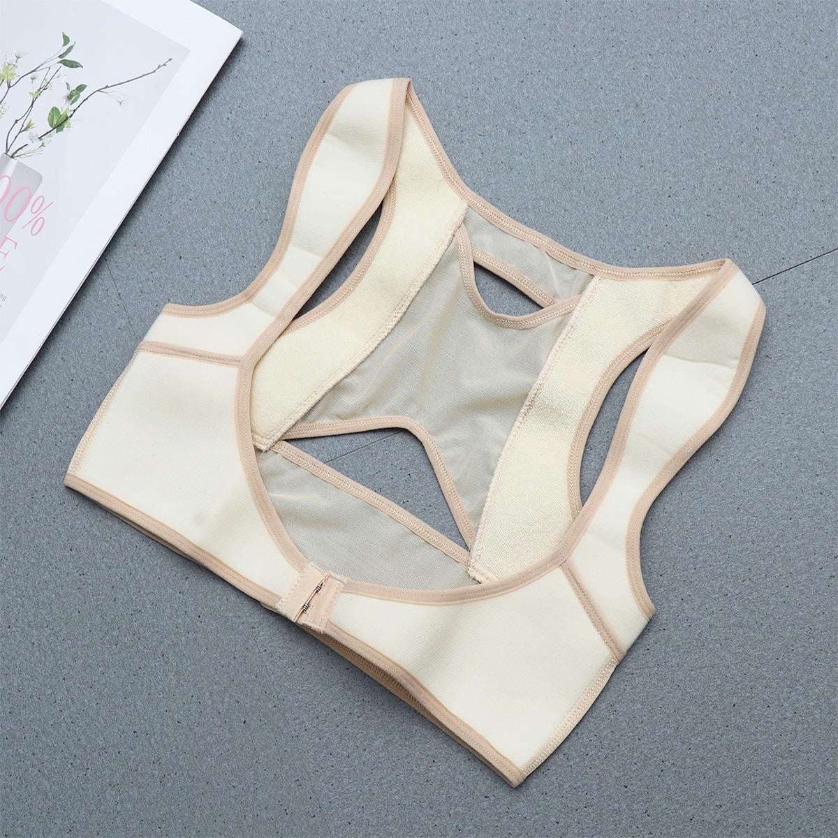 ADDHAT 1Pcs Chest Support Straps Beige Skin Color Female Chest Binder ...