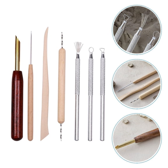 ADDHAT Sculpture Modeling Tool Set Wood For Artists 1 Set