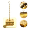 thumbnail image 1 of ADDHAT 1Set Creative House Shape Stainless Tea Strainer Tea Making Tool, 1 of 7