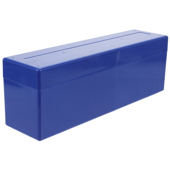 ADDHAT 1Set Navy Plastic Coin Storage Box for Collecting Coins and Slabs