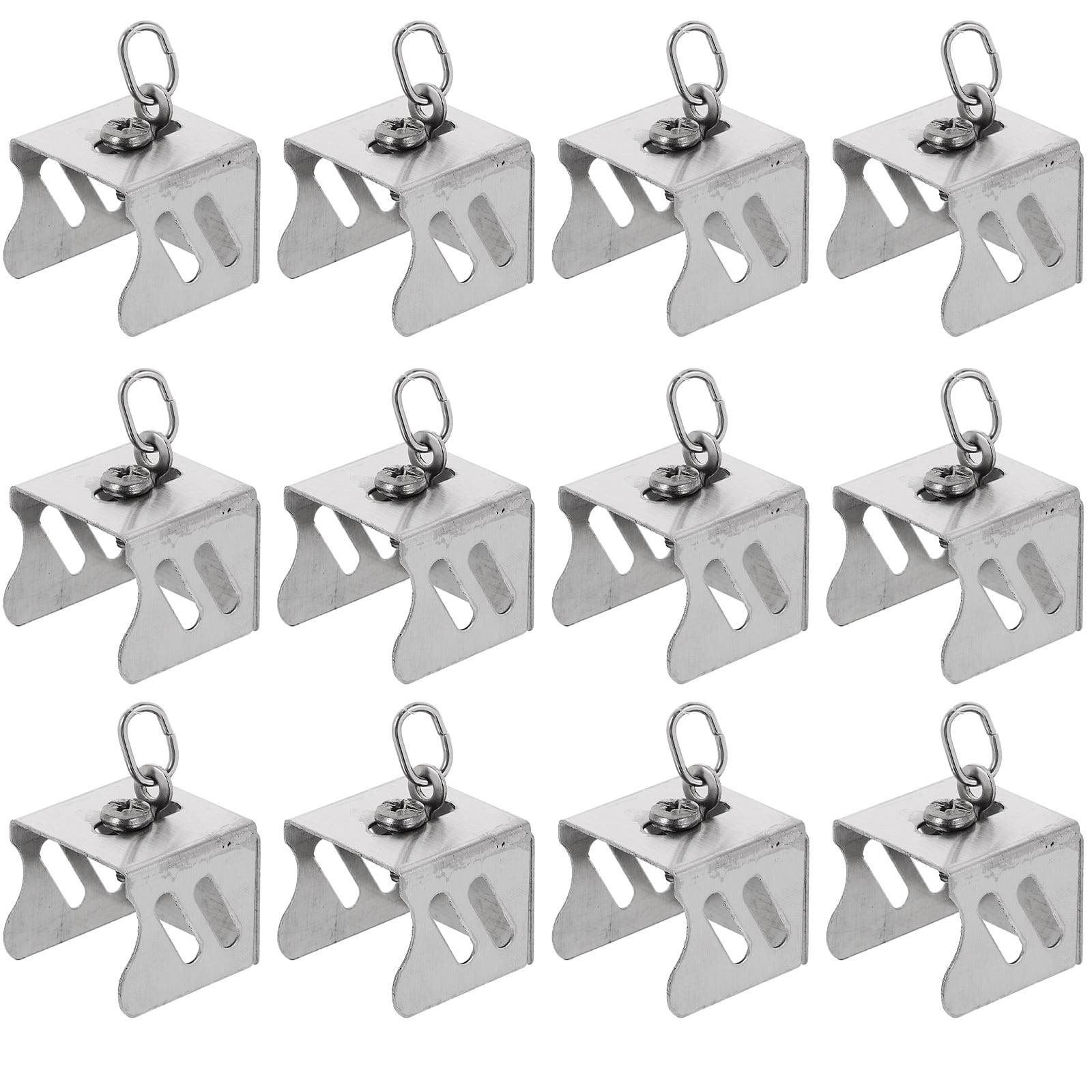 ADDHAT Silver Addhat Stainless Steel Curtain Rod End Plugs for ...