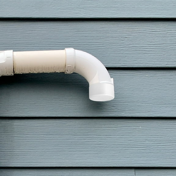 ADDHAT 2Pcs Drain Coupling PVC Pipe End Caps for Household Plumbing and Outdoor Conditions 11.8X4.7X2.4In