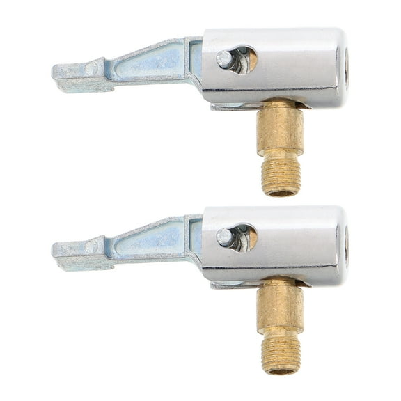 ADDHAT 2pcs Portable Air Pump Adapter Deflation Inflator Accessories Threaded Nozzle Converter for Car Bike Tires Air Mattress