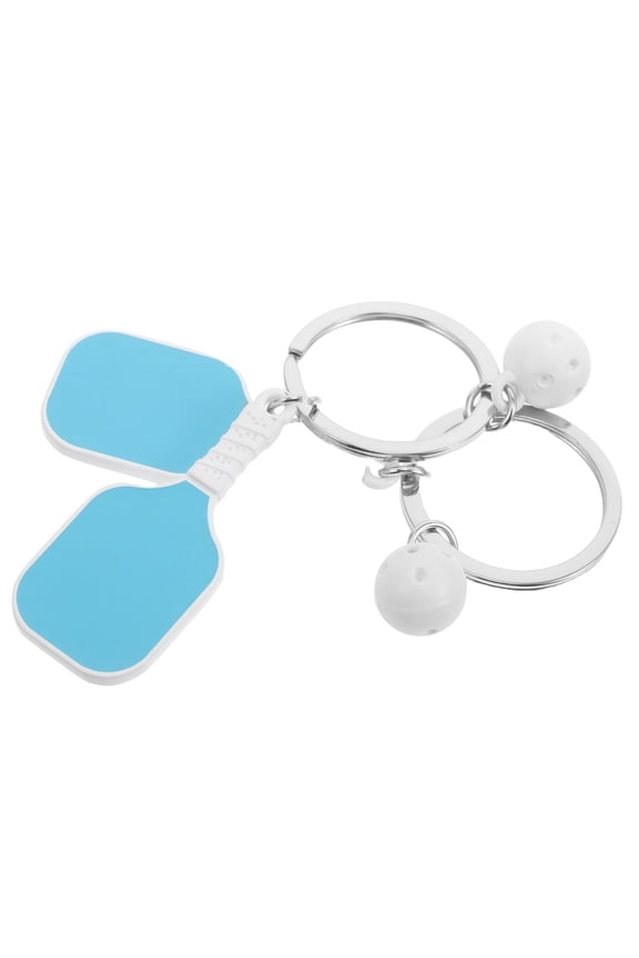 2-Pack Pickleball Charm Keychains Lightweight Portable Sports Accessories for Players