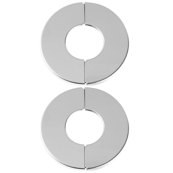 ADDHAT 2pcs Toilet Flange Covers 42mm Hole Plumbing Wall Pipe Flange Replacement Parts for Bathroom