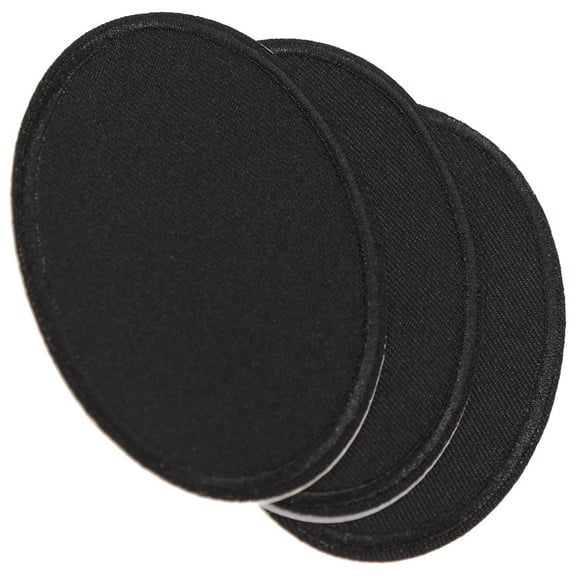 ADDHAT 3 Pieces Black Nylon Repair Patches for Sewing, Clothing, Outdoor Gear, and Wedding Decoration Applique