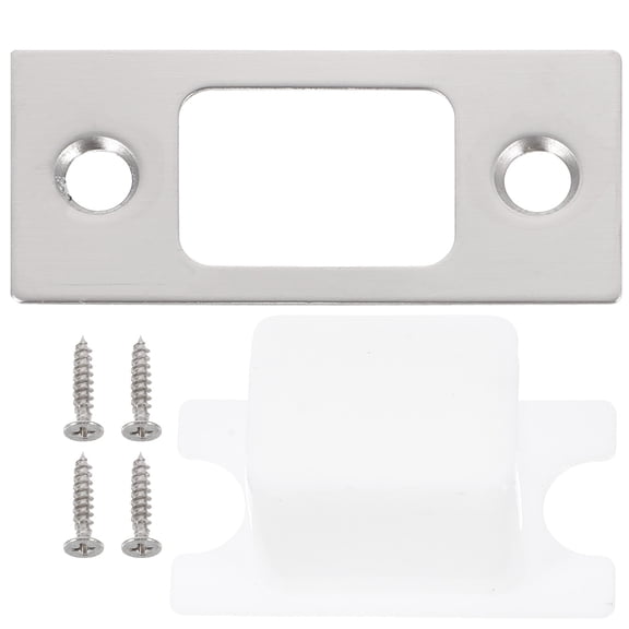 ADDHAT Stainless Steel Door Reinforcement Kit 4 Sets Heavy Duty Security Hardware for Home Safety and Durability