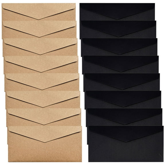 ADDHAT 40Pcs Small Mailing Envelopes For Families And Couples Assorted Color 8.5In X 4.1In