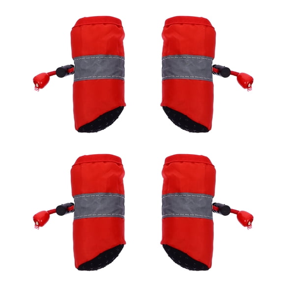 ADDHAT Christmas Pet Boots Nonslip for Dogs and Cats