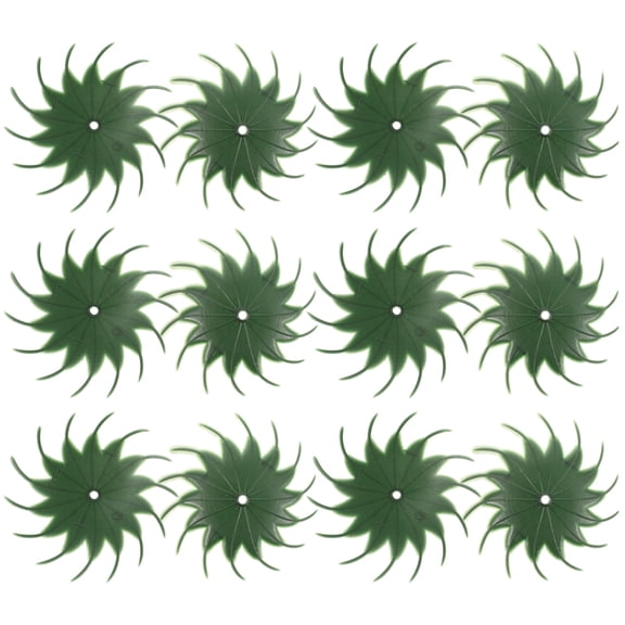 ADDHAT 50Pcs Floral Calyxes Green Diy Artificial Flower Base for Craft Enthusiasts Home Decoration
