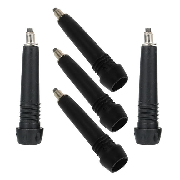 ADDHAT 5Pcs Hiking Pole Replacement Tips Carbon Tungsten Steel for Trekking Poles and Walking Sticks 3.3x1x1in
