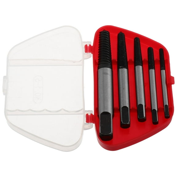 ADDHAT 5Pcs Screw Removal Tool for Projects in Black Steel