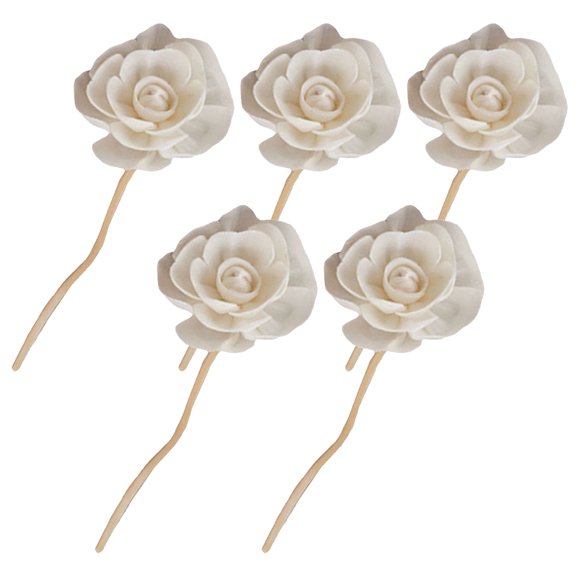 ADDHAT 5Pcs Wood Diffuser Reed Wooden Pulp Paper Multi Simple Style for Bedroom Decor