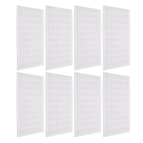 ADDHAT 800Pcs Removable Double Sided Adhesive Dots Transparent for Glass Wood Walls