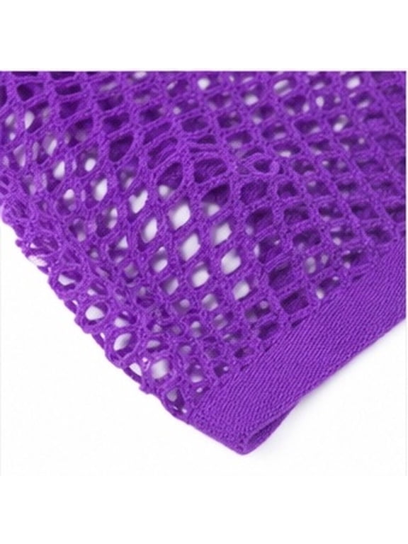 8Pairs Neon Fishnet Gloves with Retro Vintage Style, Breathable Nylon for Dance Party Accessories