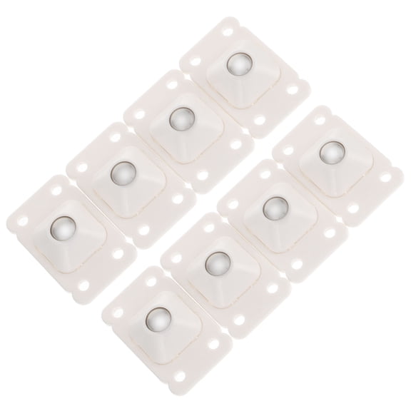 ADDHAT White Adhesive Craft Wheels for Furniture and Packing Boxes, Strong Load Bearing Casters for Easy Mobility