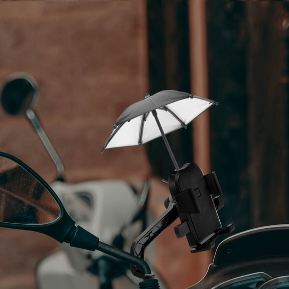 ADDHAT Adjustable Soft Handle 1Pack Phone Umbrella for Sun Protection in 9.4x9.4x8.9in