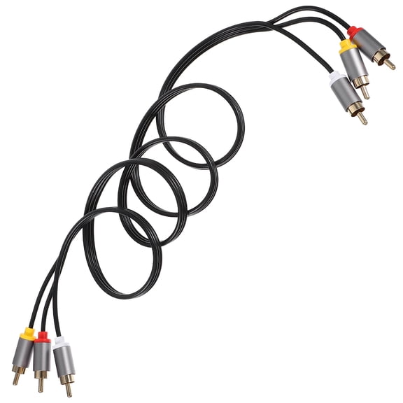 ADDHAT Audio Cable for Speaker Subwoofer DVD Player, Copper Core Wire with Durable PVC Jacket, Assorted Colors, High Quality Sound