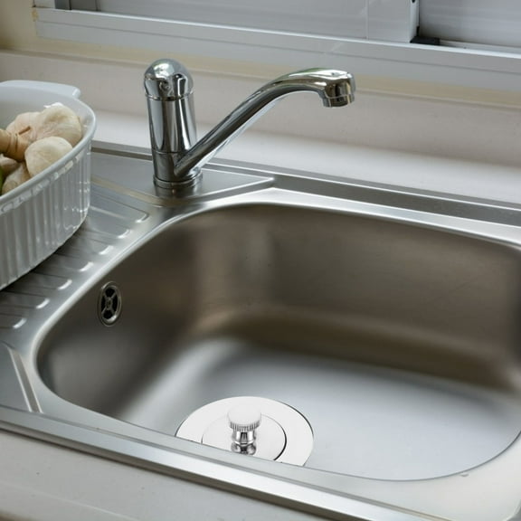 ADDHAT Bathtub Overflow Cover 1 Set Bathtub Drain Assembly Chrome Plating For Home Renovation Easy Installation